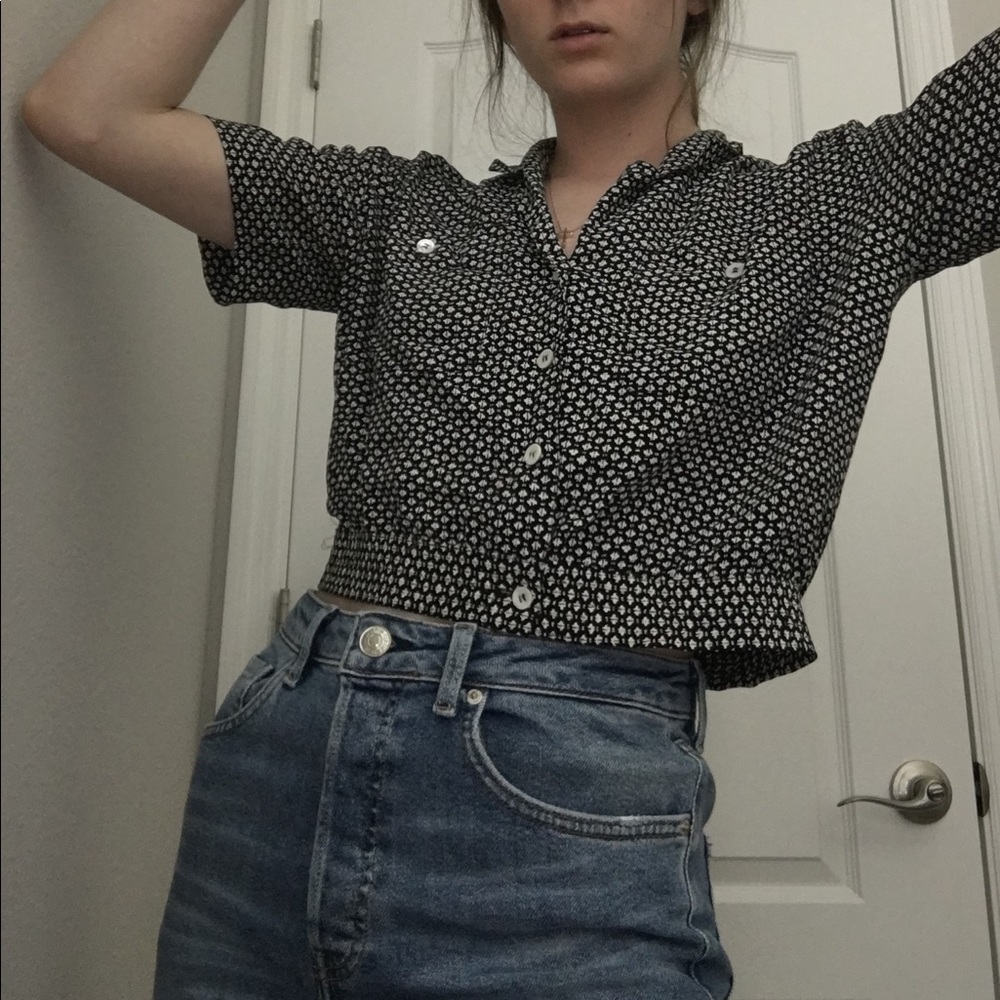 🦅VINTAGE POLKA DOT CROP TOP🦅